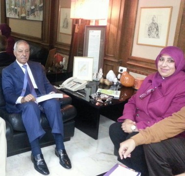 أسرة المنافذ تزور طلال سلمان